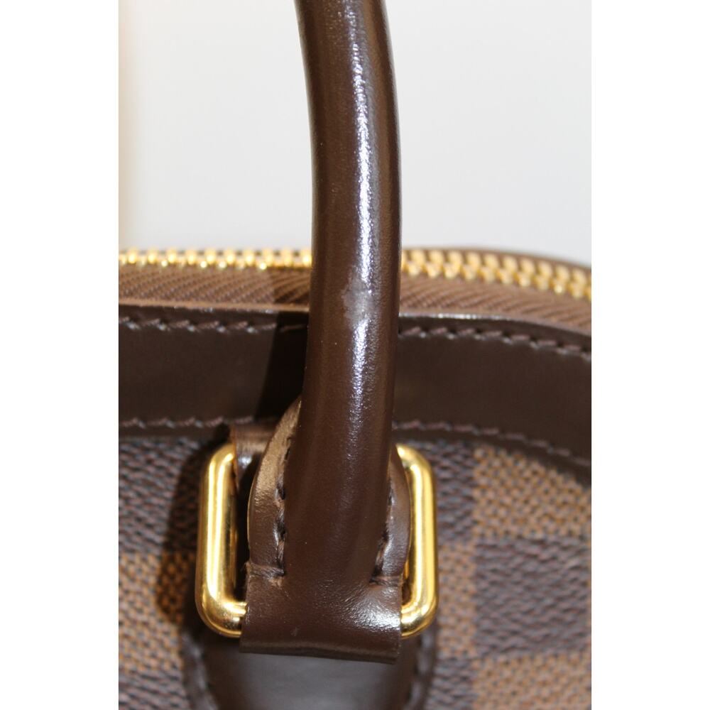 Louis Vuitton Trevi PM Damier Ebene Brown Handbag Satchel Authentic LV - Picture 12 of 16